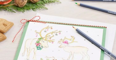 Mẫu tô màu chủ đề Giáng Sinh